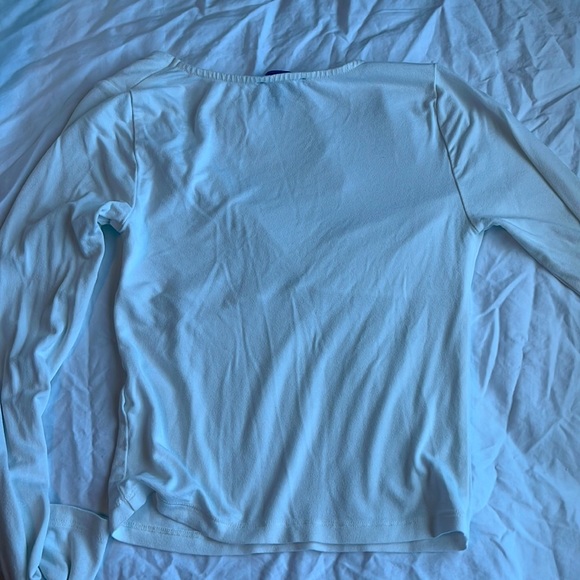 forever 21 long sleeve low cut size L - Picture 2 of 2